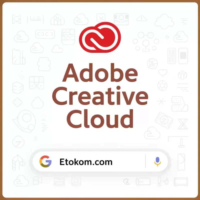 Adobe Creative Cloud Subscription (1 Month 3 Months) – Official Digital Access Etokom